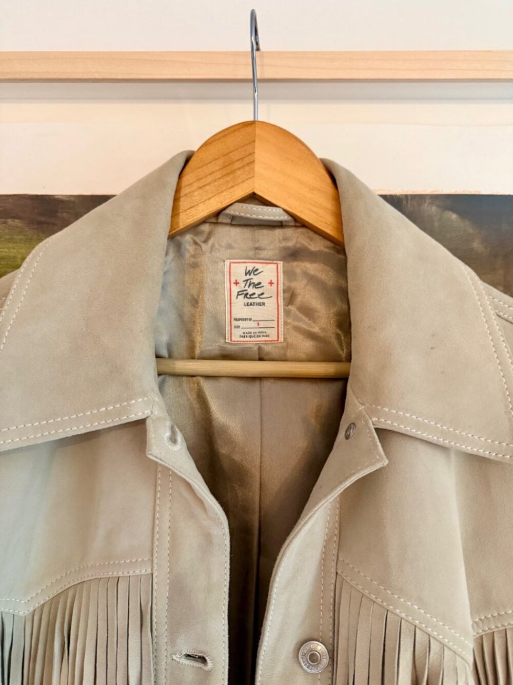 We The Free Fringe Out suede jacket - Picture 3 of 8
